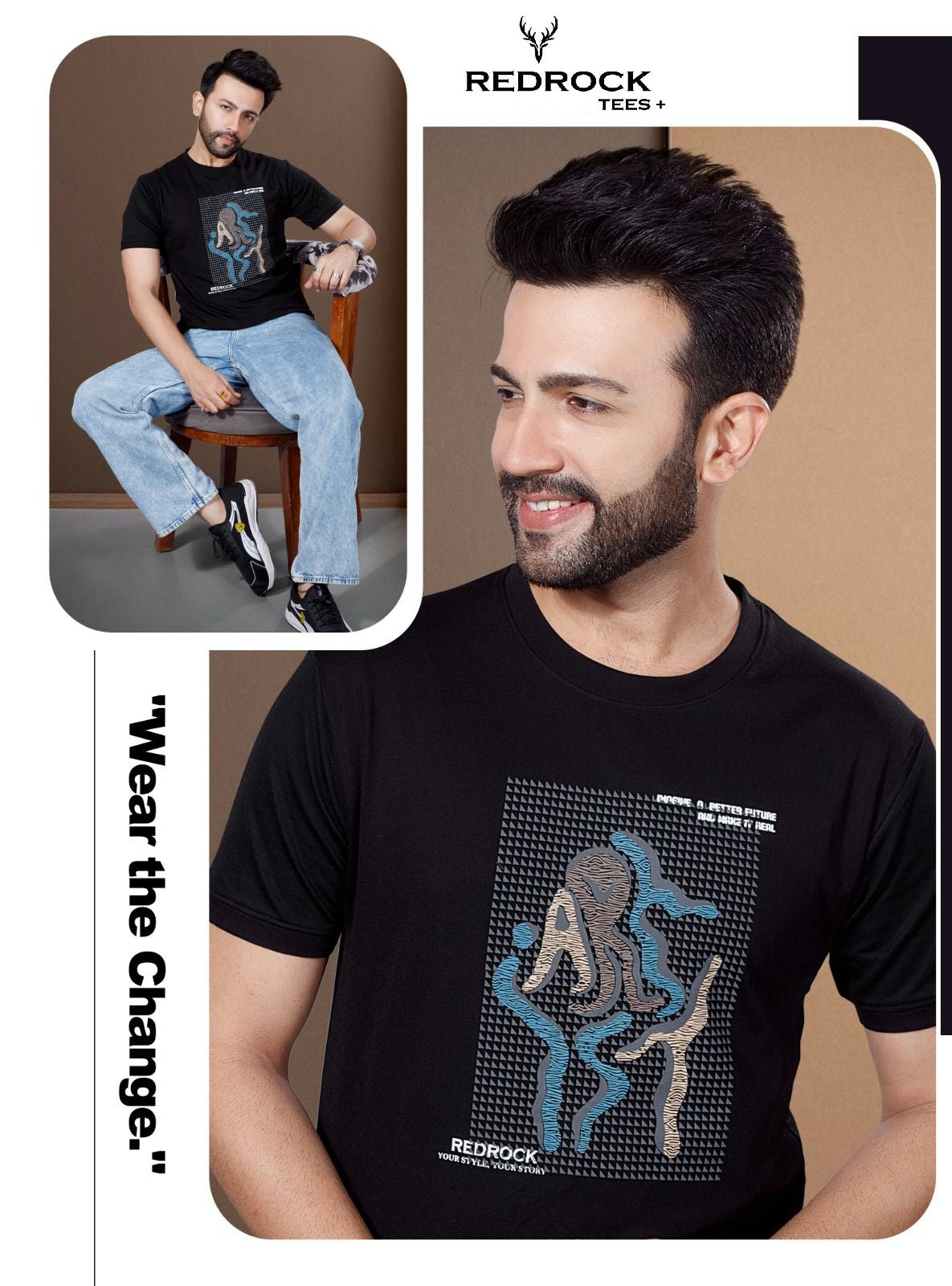 Vol R 141-148 Redrock Tencil Lycra Mens Tshirts Manufacturer Gujarat