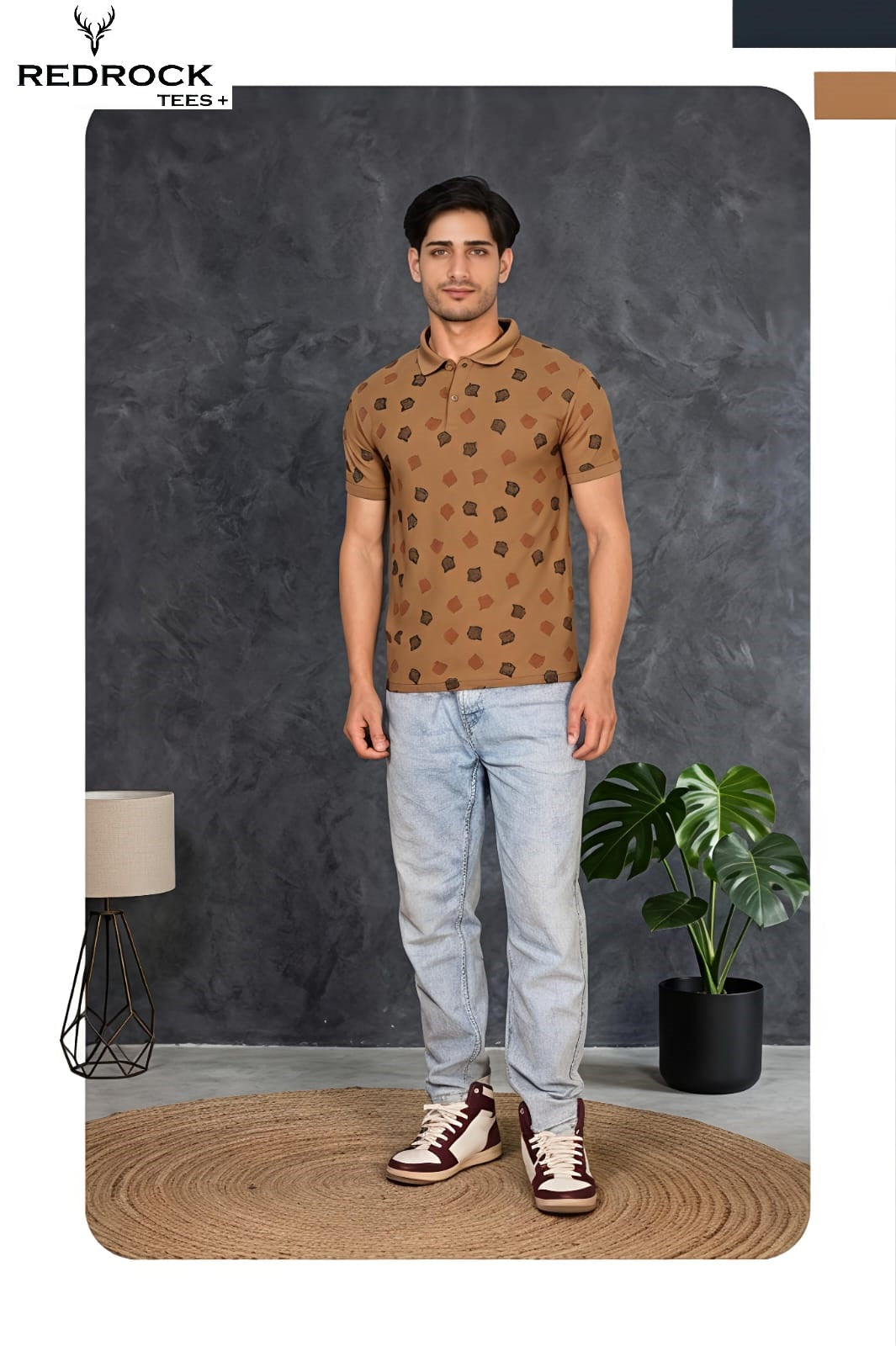 Vol R 209-216 Redrock Honey Comb Mens Tshirts Supplier Ahmedabad