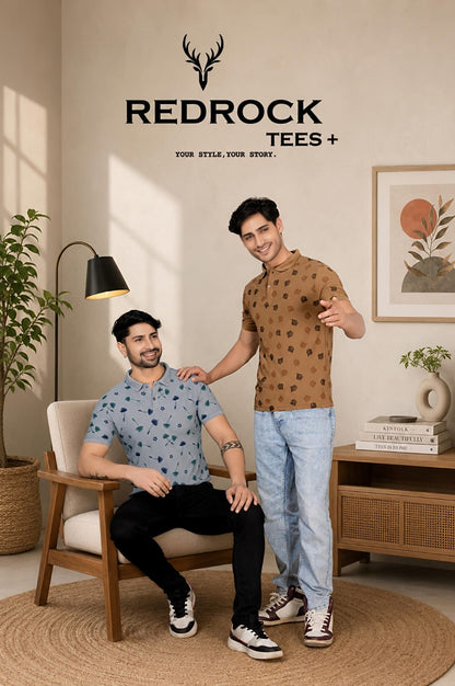 Vol R 209-216 Redrock Honey Comb Mens Tshirts Supplier Ahmedabad