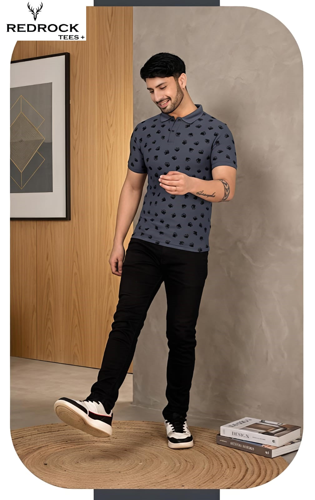 Vol R 209-216 Redrock Honey Comb Mens Tshirts Supplier Ahmedabad