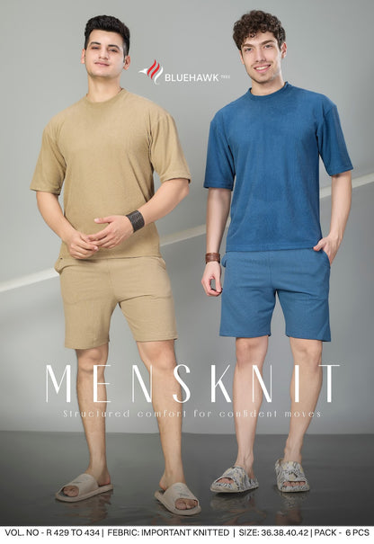 Vol R 429 To 434 Bluehawk Imported Mens Co Ord Set Exporter India