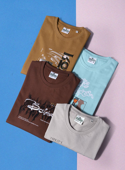 Vol V2121 Vee Track Cotton Looper Mens Tshirts Wholesale Price