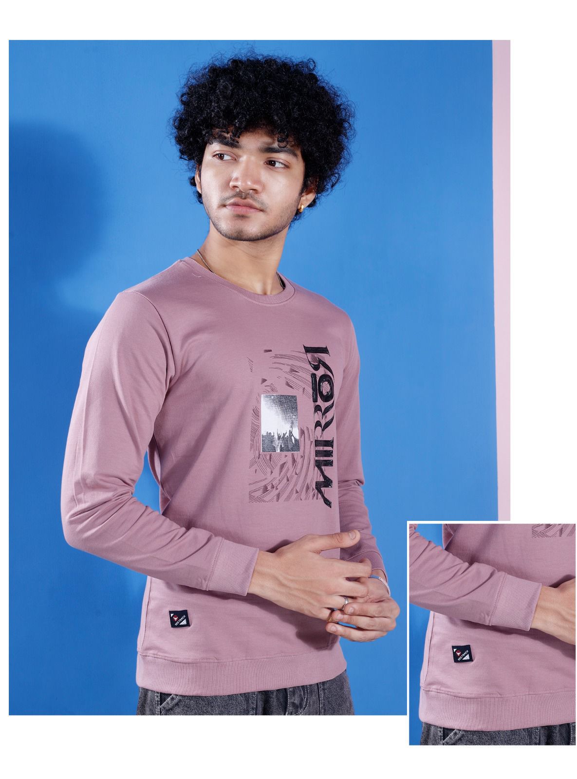 Vol V2121 Vee Track Cotton Looper Mens Tshirts Wholesale Price