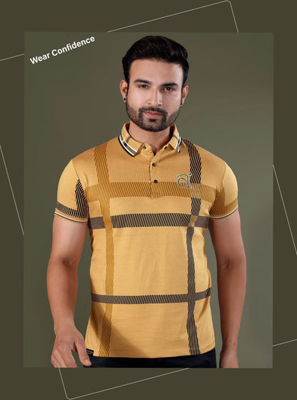 Vol V2124 Vee Track Knit Mens Tshirts Wholesaler Ahmedabad