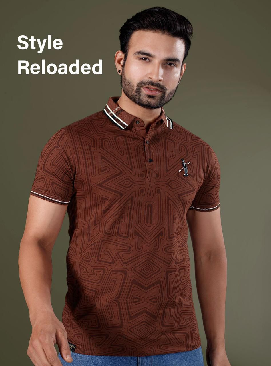 Vol V2124 Vee Track Knit Mens Tshirts Wholesaler Ahmedabad