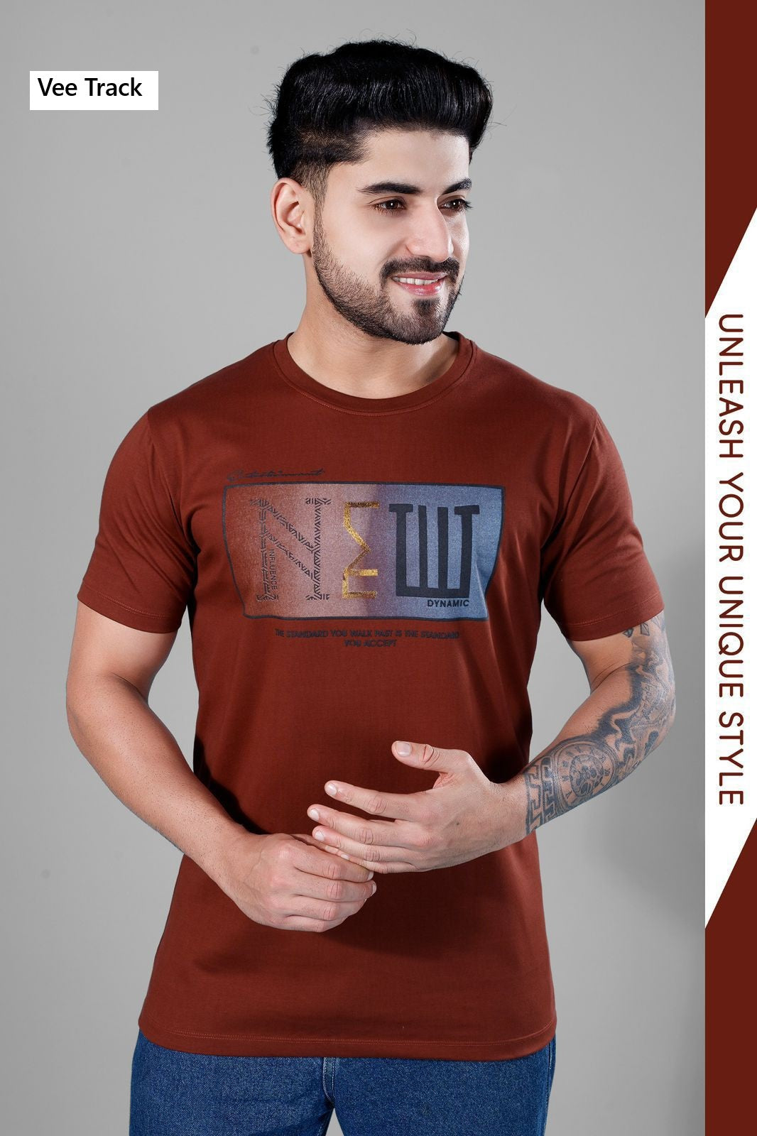 Vol V2137 Vee Track Mens Tshirts Supplier