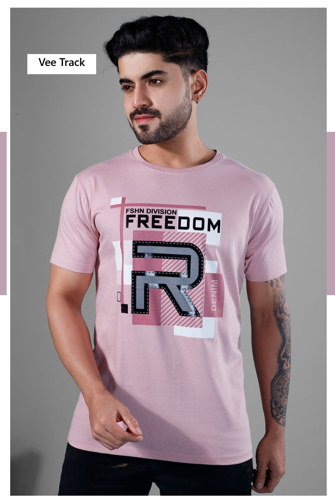 Vol V2137 Vee Track Mens Tshirts Supplier