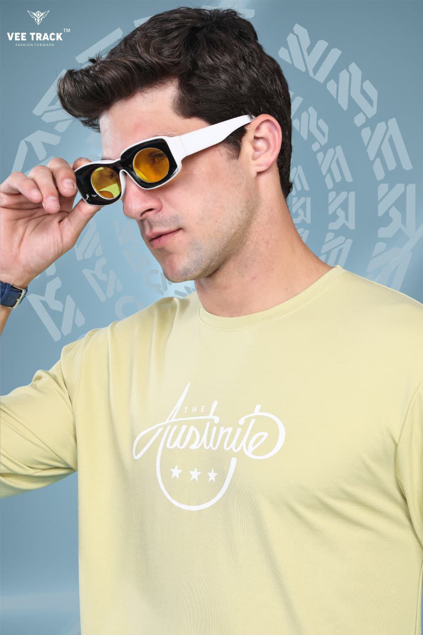 Vol V2163 Vee Track Tencil Lycra Mens Tshirts Supplier Ahmedabad