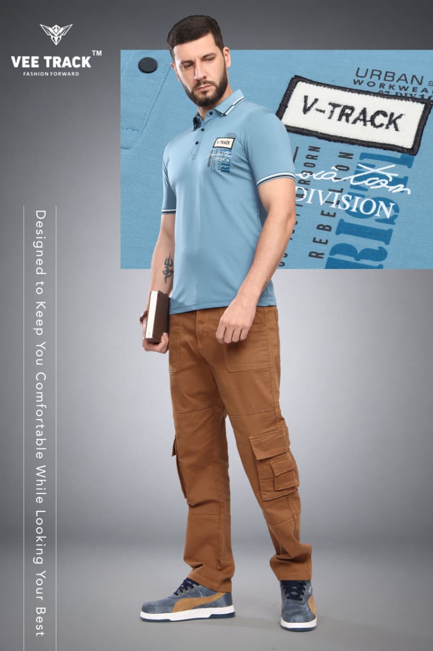 Vol V2250 Vee Track Tencil Lycra Mens Tshirts Supplier India