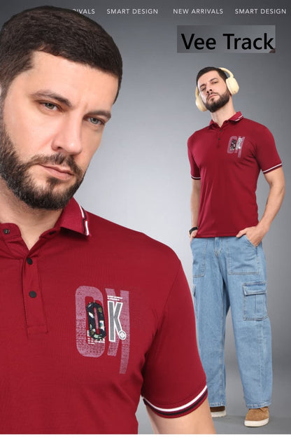 Vol V2250 Vee Track Tencil Lycra Mens Tshirts Supplier India