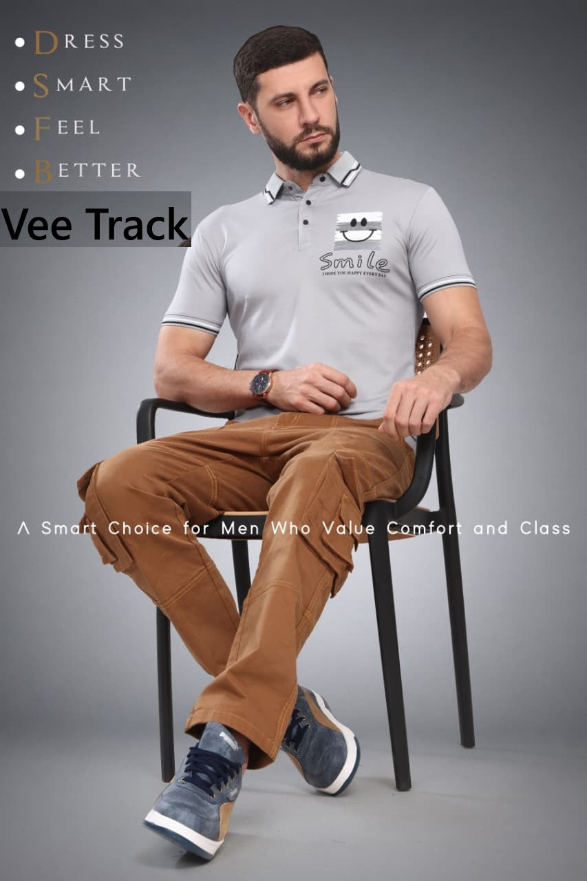 Vol V2250 Vee Track Tencil Lycra Mens Tshirts Supplier India