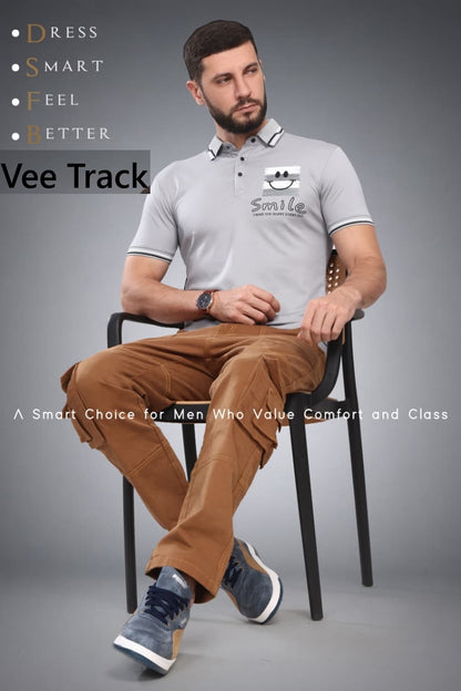 Vol V2250 Vee Track Tencil Lycra Mens Tshirts Supplier India
