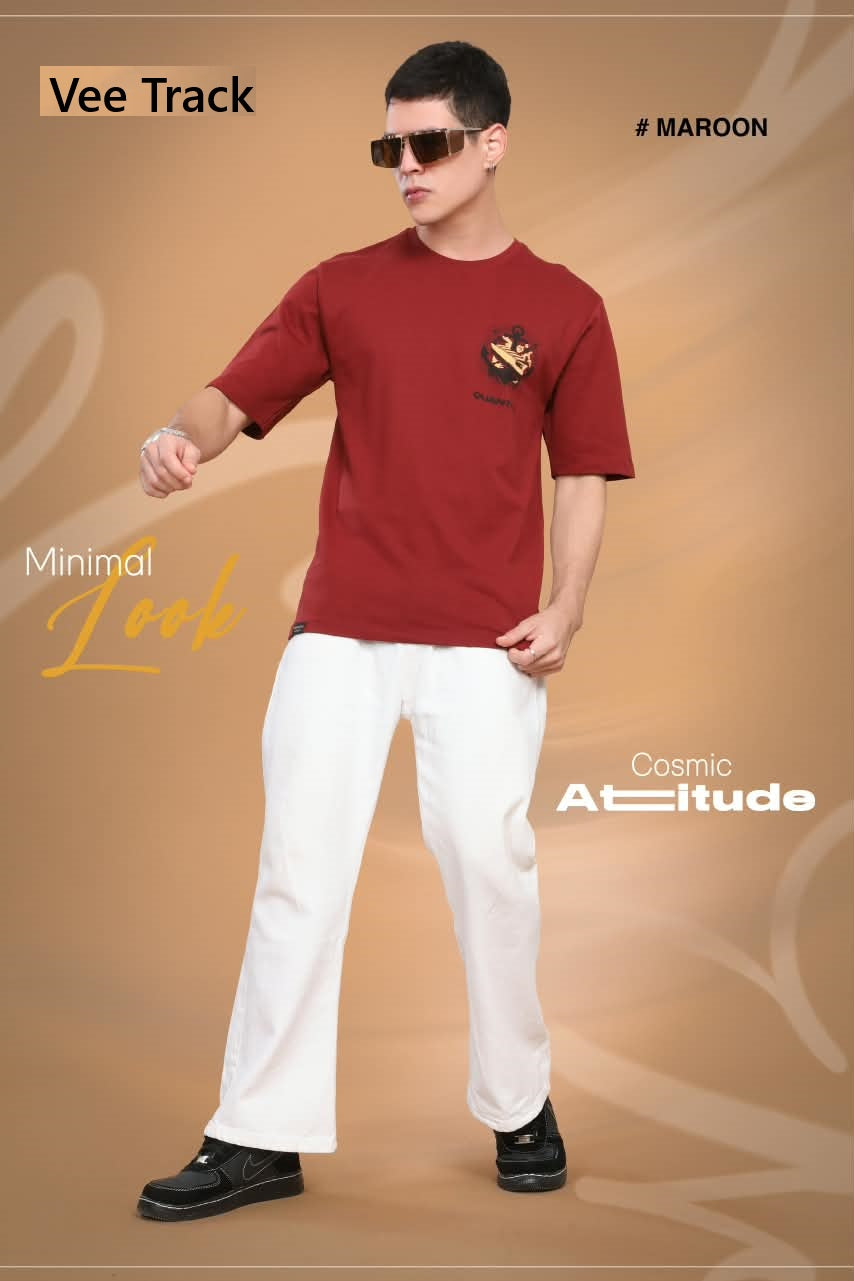 Vol V2285 Vee Track Cotton Looper Mens Tshirts Exporter Ahmedabad