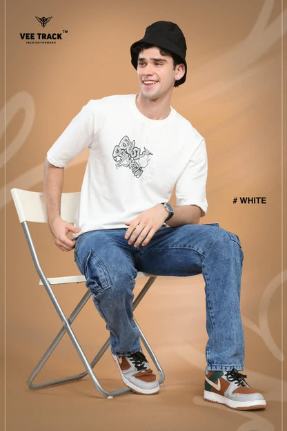 Vol V2285 Vee Track Cotton Looper Mens Tshirts Exporter Ahmedabad