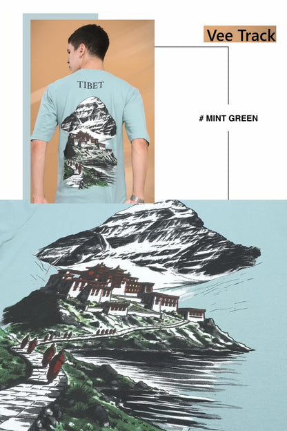 Vol V2285 Vee Track Cotton Looper Mens Tshirts Exporter Ahmedabad