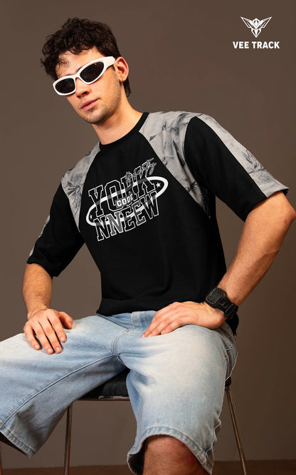 Vol V2290 Down Shoulder Vee Track Canvas Mens Tshirts Manufacturer India