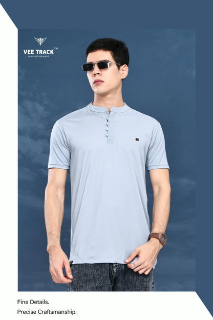 Vol V2298 Vee Track Tencil Lycra Mens Tshirts Manufacturer India
