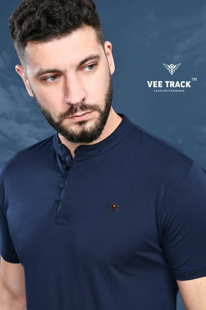 Vol V2298 Vee Track Tencil Lycra Mens Tshirts Manufacturer India