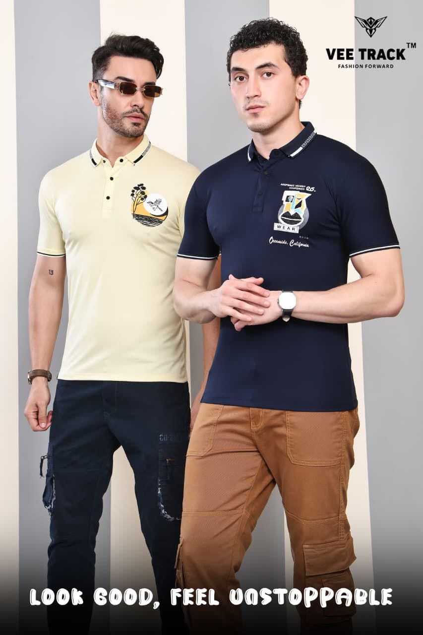 Vol V 2201 Vee Track Tencil Lycra Mens Tshirts Manufacturer