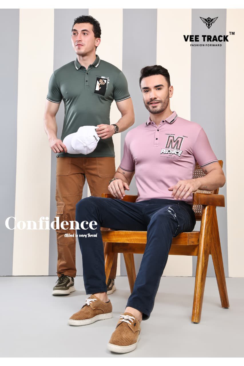 Vol V 2201 Vee Track Tencil Lycra Mens Tshirts Manufacturer