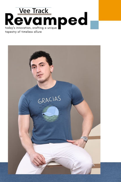 Vol V 2214 Vee Track Canvas Mens Tshirts Wholesaler Gujarat
