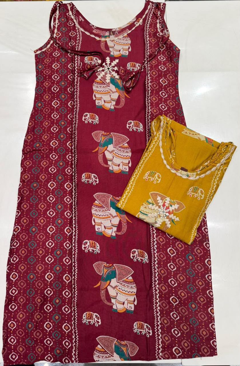 Vollyball Anjish Vetican Kurti Plazzo Set Exporter Gujarat