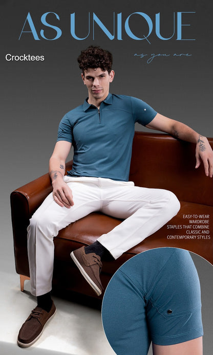 Volo Mti 3090 Zip Style Crocktees Imported Mens Tshirts Wholesale Price