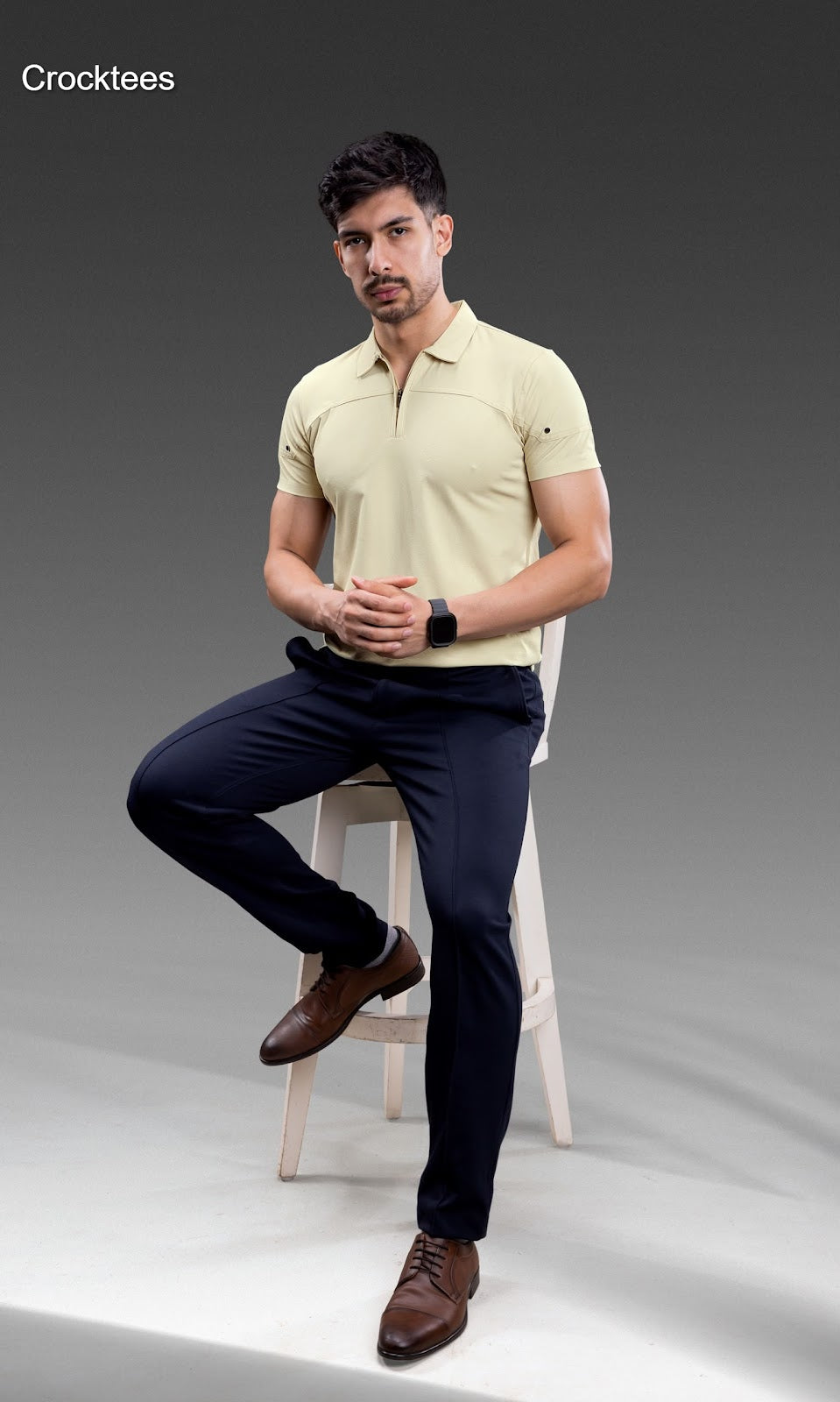 Volo Mti 3090 Zip Style Crocktees Imported Mens Tshirts Wholesale Price