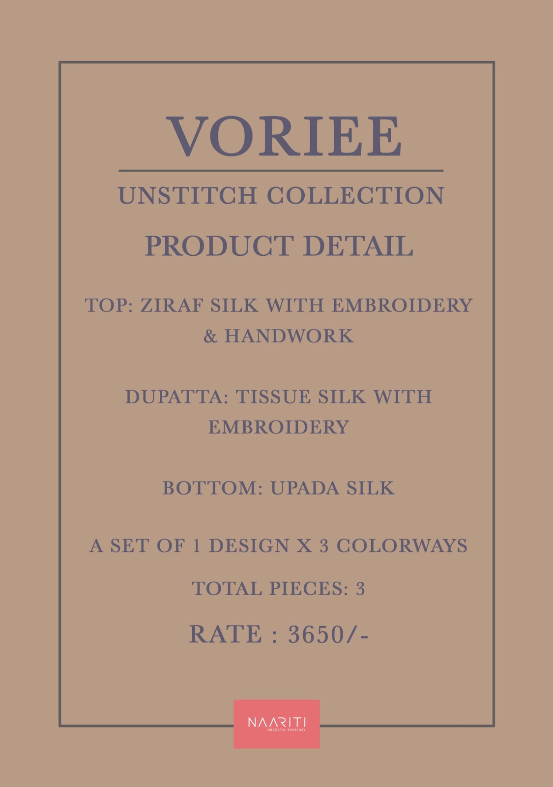 Voriee Naariti Pant Style Suits Wholesale Price