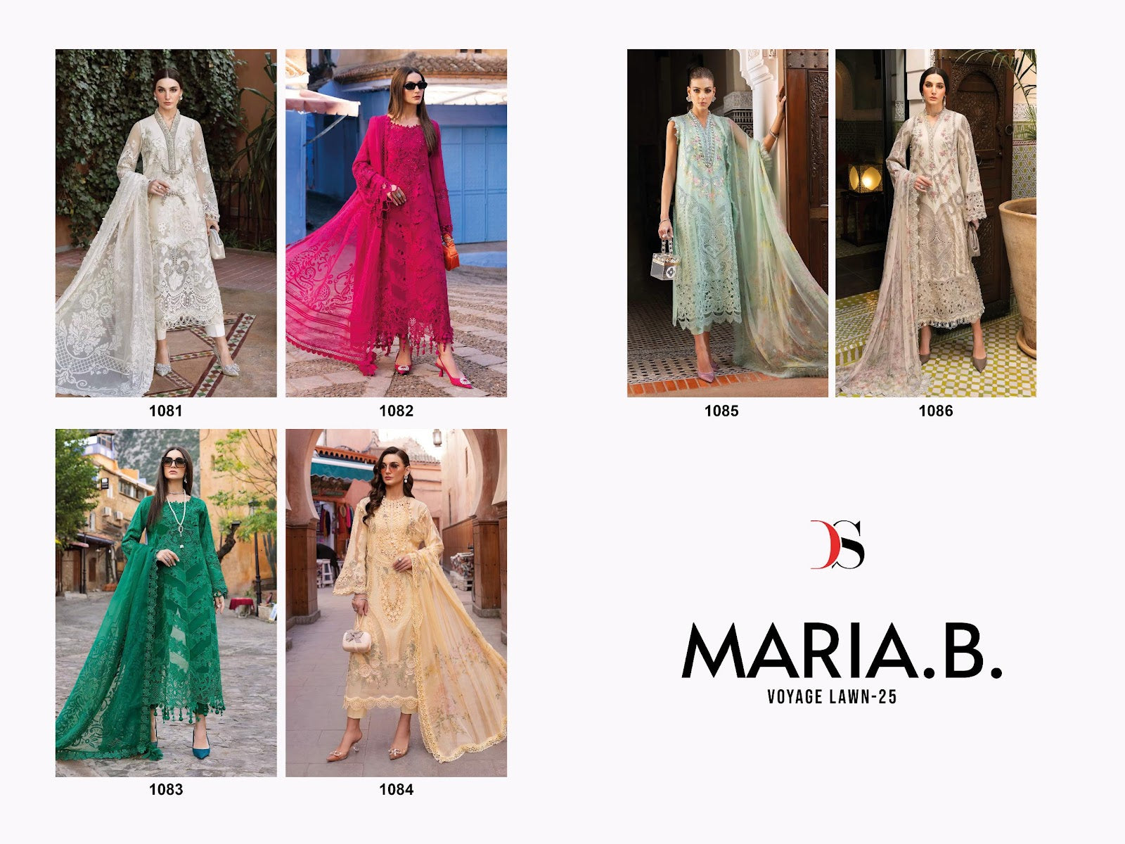 Voyage Lawn 25 Maria B Deepsy Pure Cotton Pakistani Patch Work Suits Wholesaler Gujarat