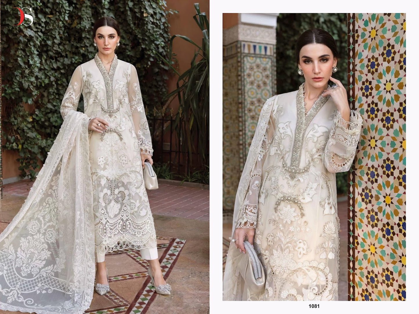 Voyage Lawn 25 Maria B Deepsy Pure Cotton Pakistani Patch Work Suits Wholesaler Gujarat