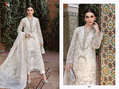 Voyage Lawn 25 Maria B Deepsy Pure Cotton Pakistani Patch Work Suits Wholesaler Gujarat