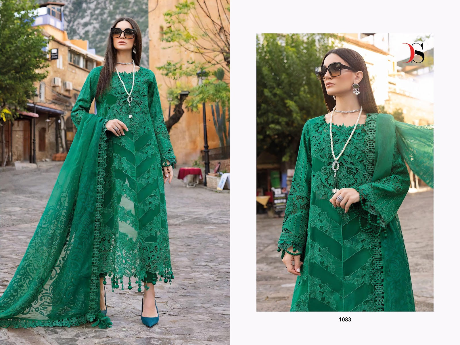 Voyage Lawn 25 Maria B Deepsy Pure Cotton Pakistani Patch Work Suits Wholesaler Gujarat