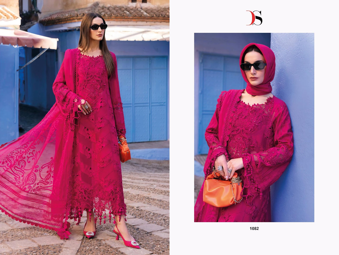 Voyage Lawn 25 Maria B Deepsy Pure Cotton Pakistani Patch Work Suits Wholesaler Gujarat
