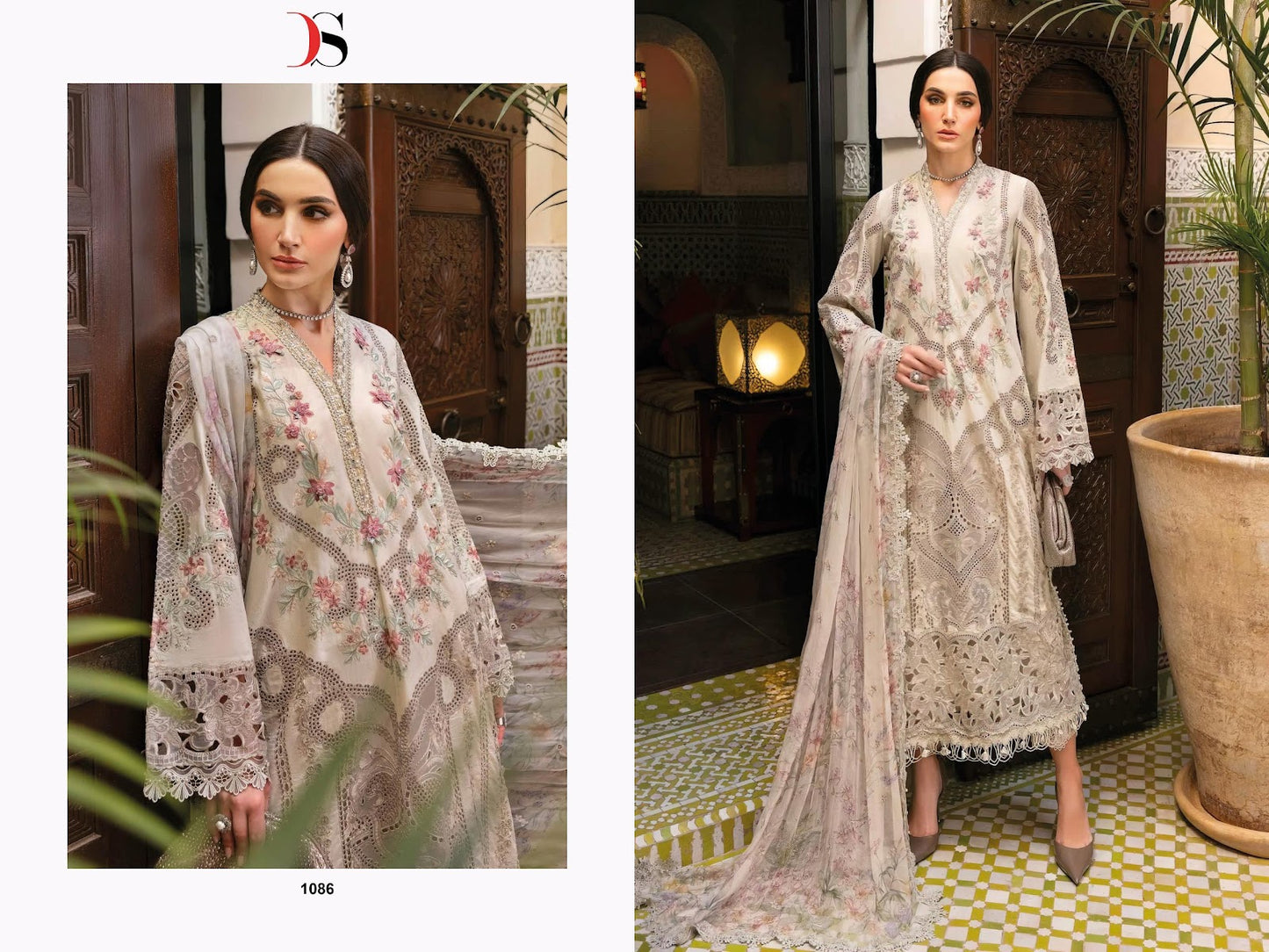 Voyage Lawn 25 Maria B Deepsy Pure Cotton Pakistani Patch Work Suits Wholesaler Gujarat
