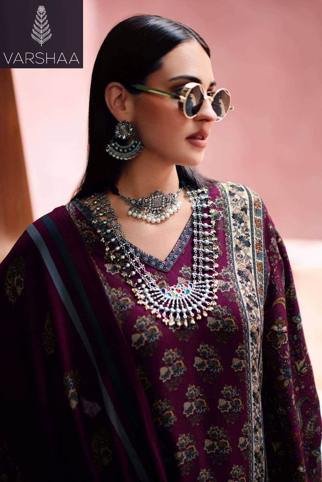Voyage Muslin Varshaa Pant Style Suits Manufacturer