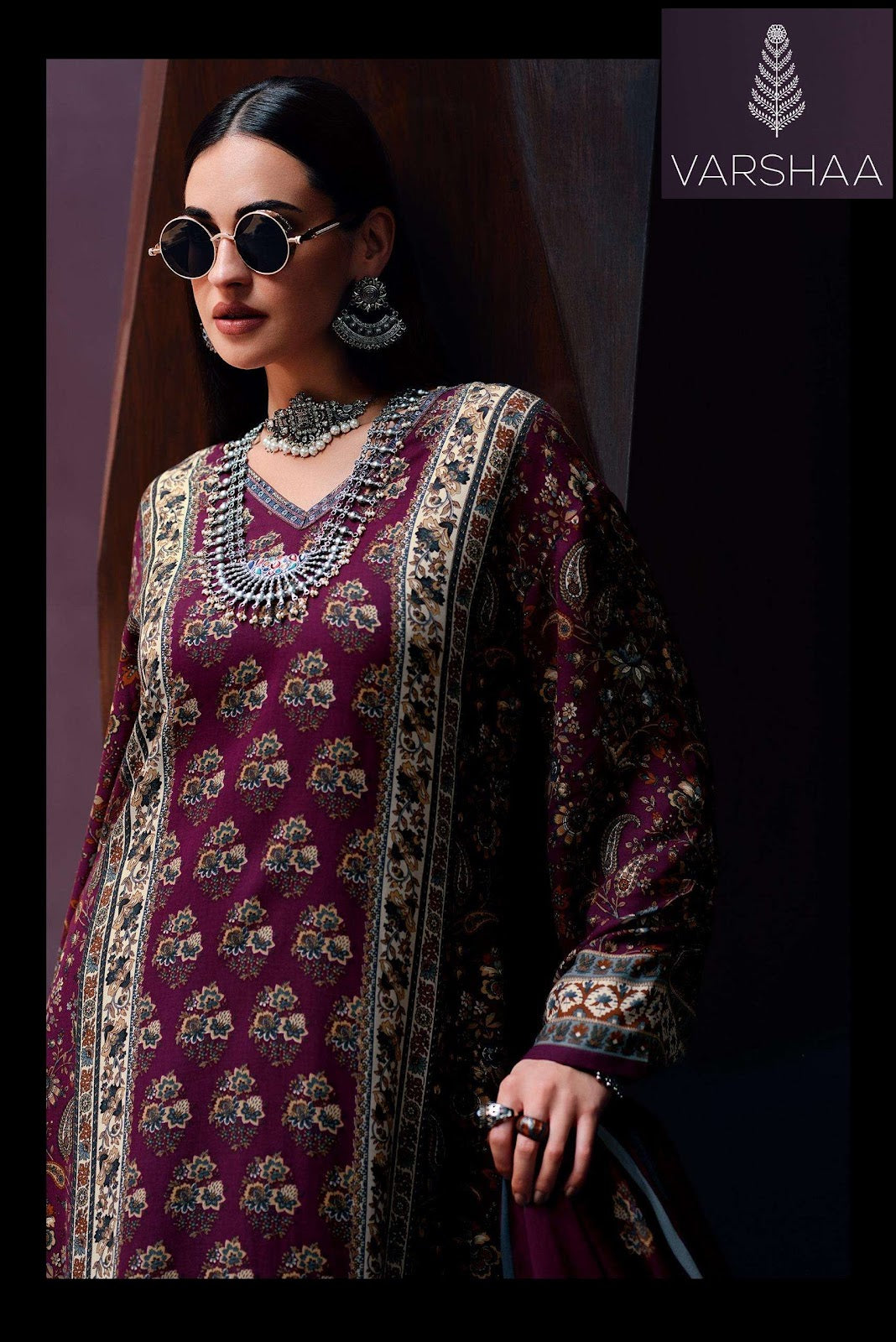 Voyage Muslin Varshaa Pant Style Suits Manufacturer