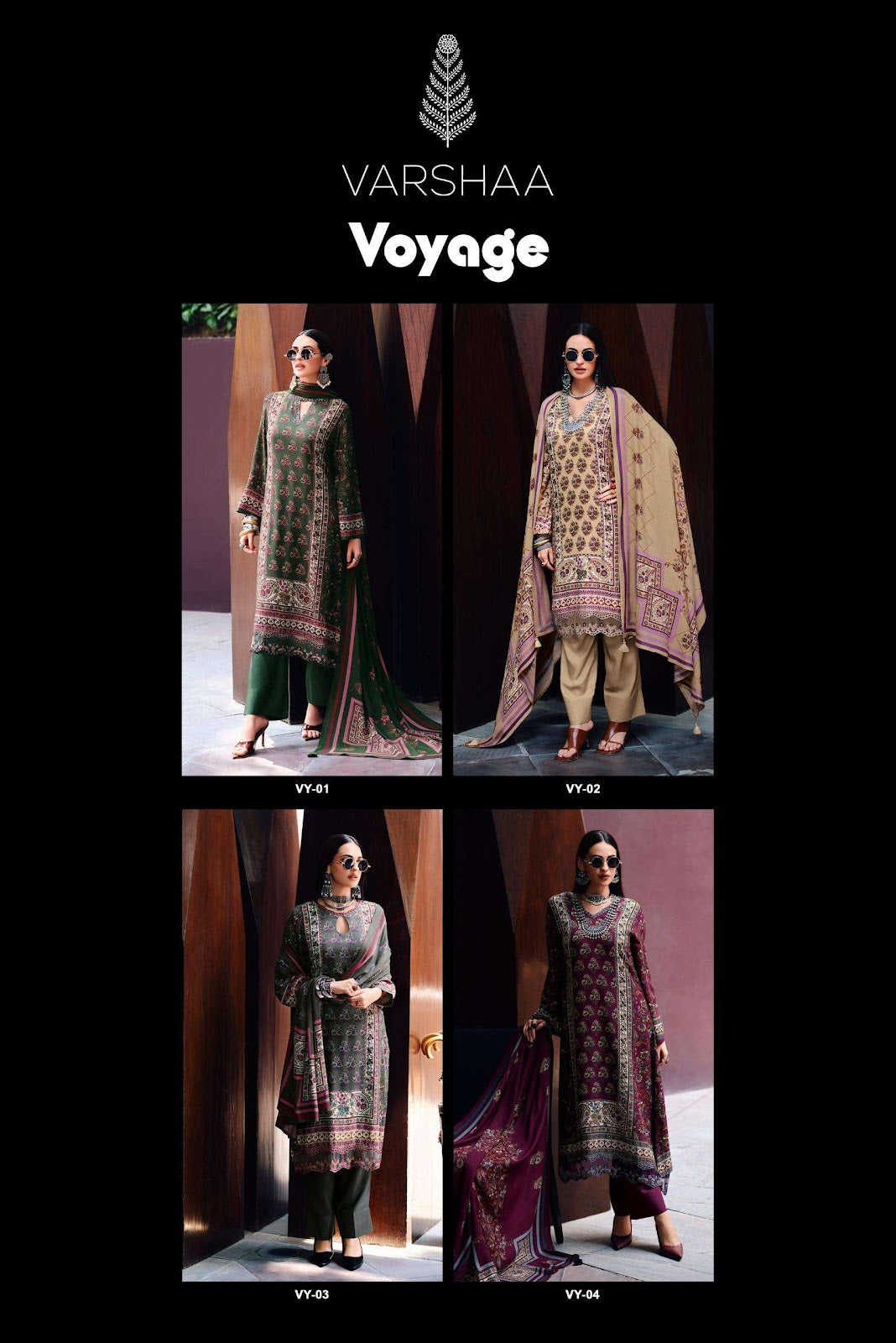 Voyage Muslin Varshaa Pant Style Suits Manufacturer
