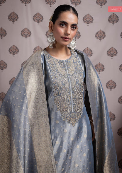 Vraaya Naariti Kanjivaram Silk Pant Style Suits Wholesale Price