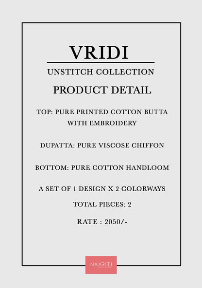 Vridi Naariti Cotton Salwar Suits Wholesale Rate