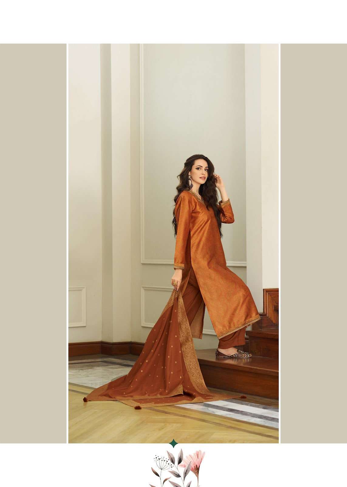 Vrinda Varsha Fashions Tussar Silk Pant Style Suits Manufacturer Ahmedabad