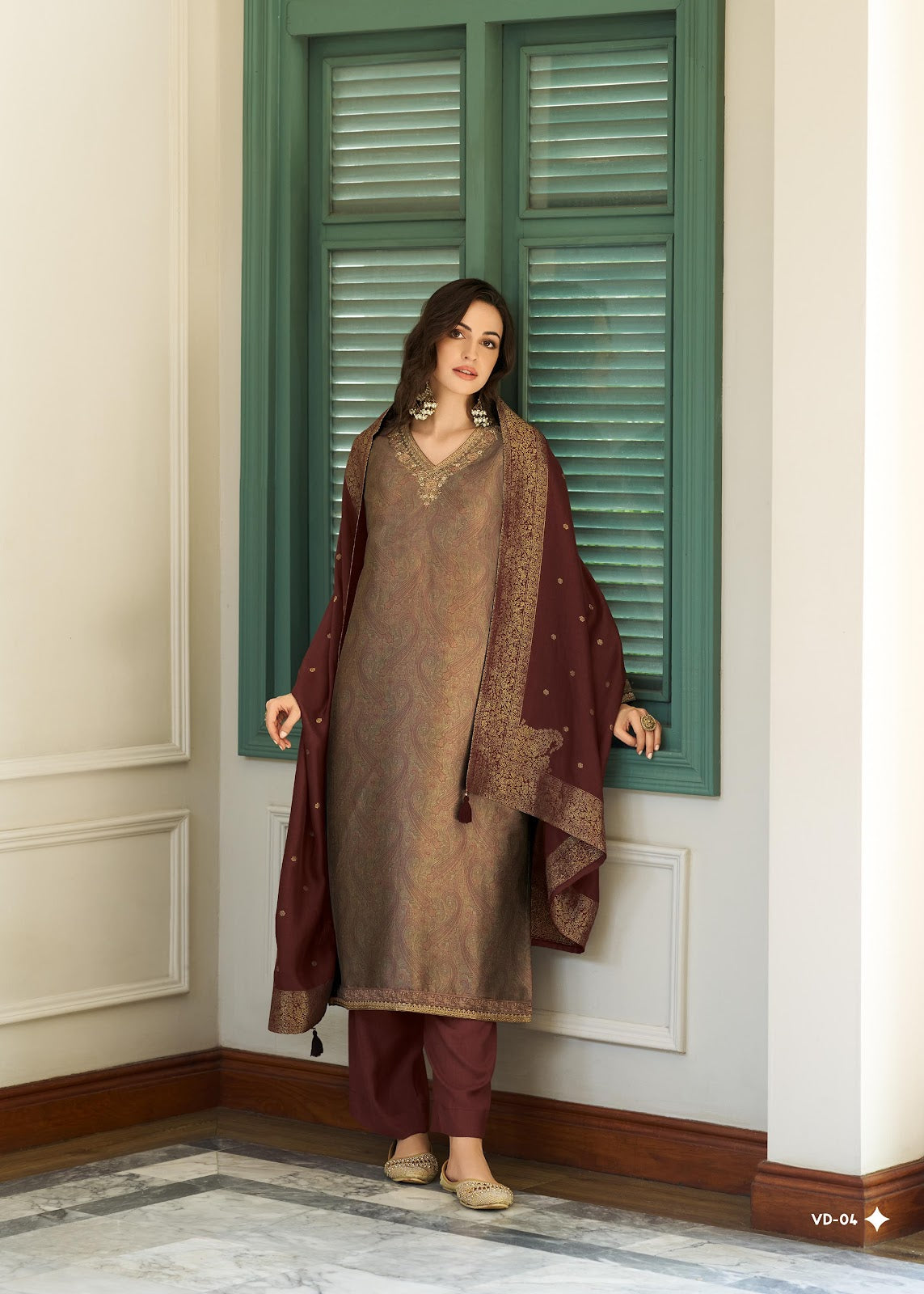 Vrinda Varsha Fashions Tussar Silk Pant Style Suits Manufacturer Ahmedabad