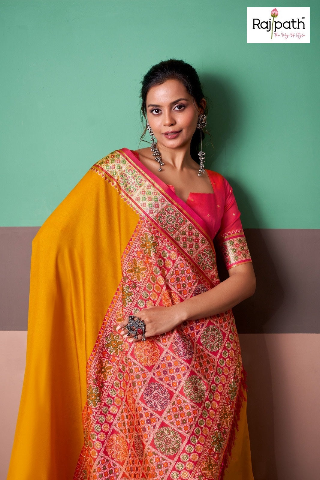 Vrindavan Silk Vol 3 Rajpath Sarees Exporter Ahmedabad