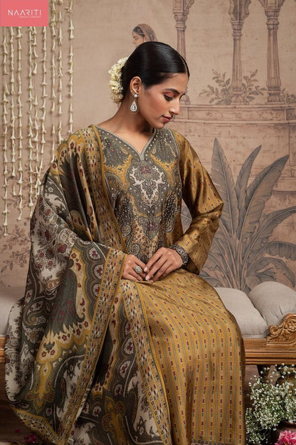Vrindi Naariti Silk Pant Style Suits Supplier Ahmedabad