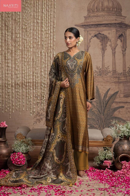 Vrindi Naariti Silk Pant Style Suits Supplier Ahmedabad