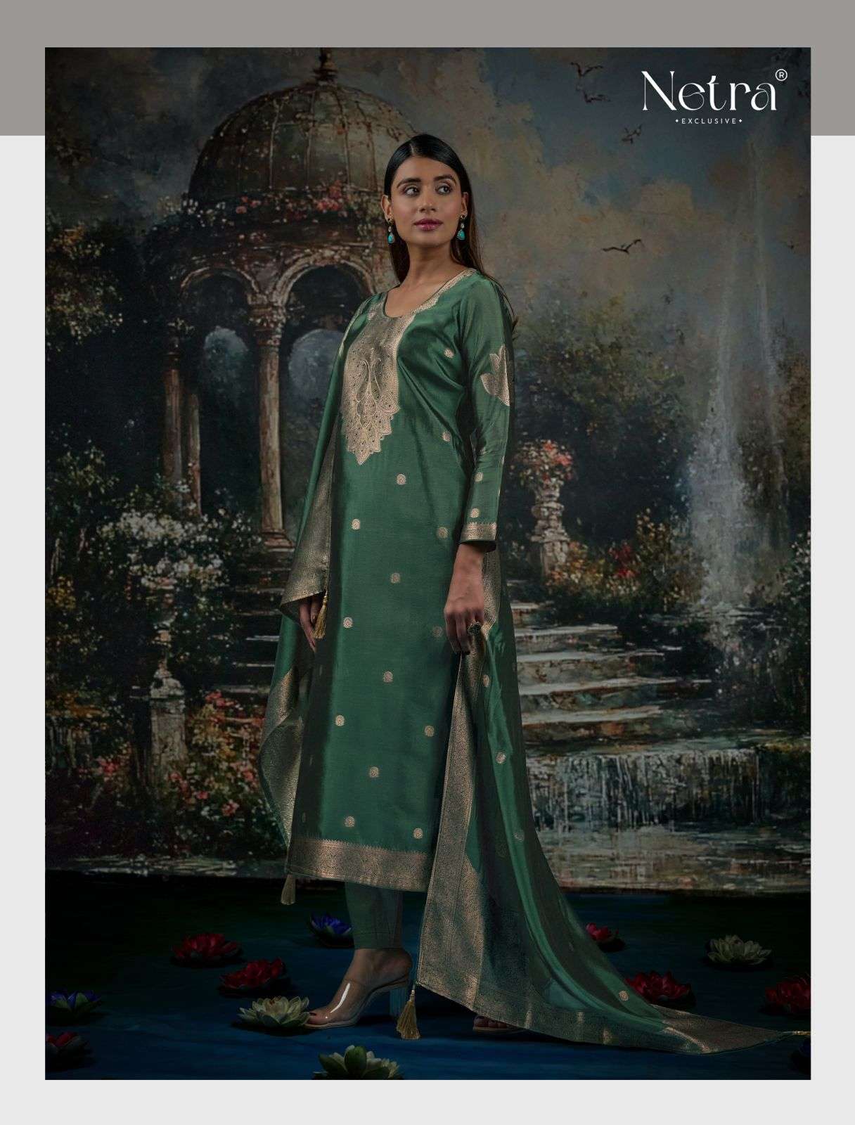 Vrisa Ne C 1001 Netra Premium Viscose Pant Style Suits Exporter Ahmedabad