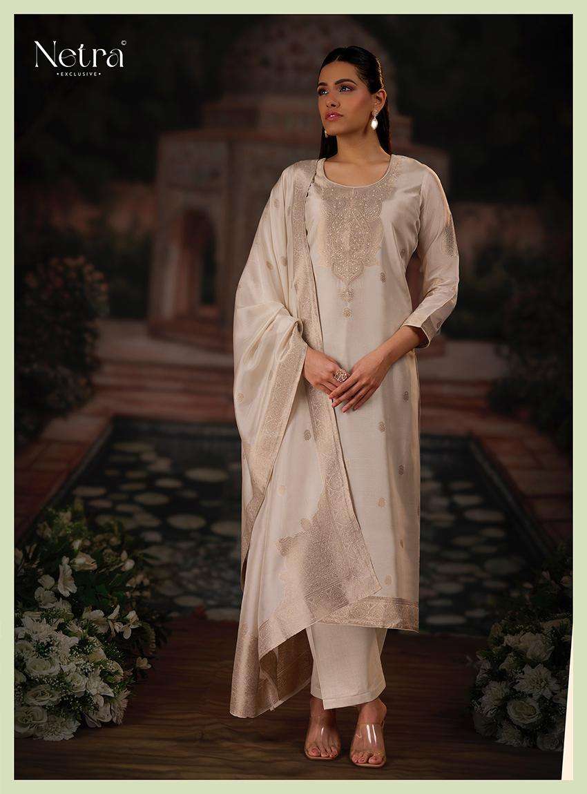 Vrisa Vol 5 Netra Premium Viscose Pant Style Suits Wholesaler Gujarat