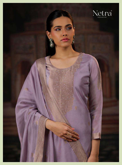 Vrisa Vol 5 Netra Premium Viscose Pant Style Suits Wholesaler Gujarat