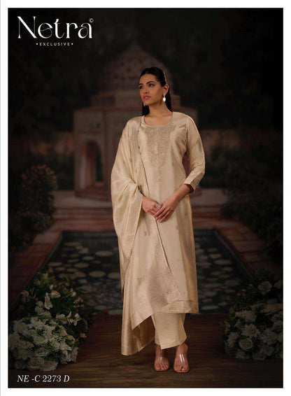 Vrisa Vol 6 Netra Woven Silk Pant Style Suits Supplier India