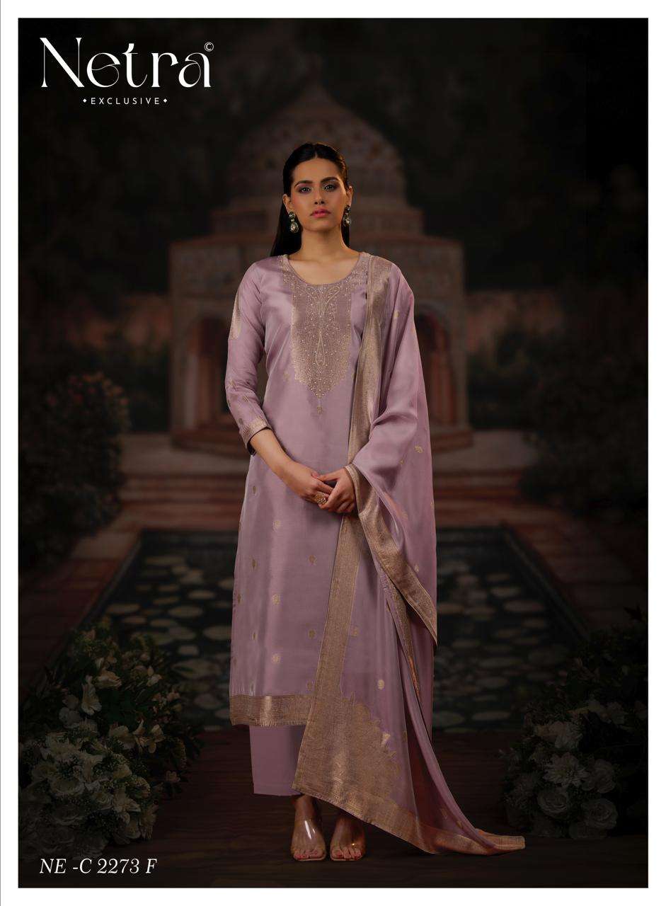 Vrisa Vol 6 Netra Woven Silk Pant Style Suits Supplier India